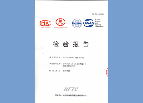 鋼質(zhì)門乙級雙開2124